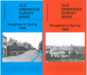 Special Offer: Dh 13.16a & Dh 13.16b Hougton le Spring 1856 (Coloured) & 1895