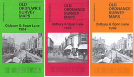 Special Offer: St 68.14a, 68.14b & 68.14c  Oldbury & Spon Lane 1904, 1913 & 1938