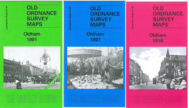 Special Offer: La 97.06a, 97.06b  & 97.06c Oldham 1891 (Coloured) , 1907 & 1916