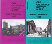 Special Offer:  Sf 44.07a & Sf 44.07b Bury St Edmunds 1884 (Coloured) & 1903