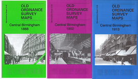 Special Offer: Wk 14.05a, Wk 14.05b & Wk14.05c  Central Birmingham 1888 (Coloured) 1902 & 1913