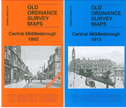 Special Offer: Y6.14a & Y6.14b  Central Middlesbrough 1892 (coloured) & 1913