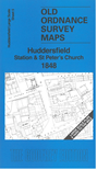 Hdls 5  Huddersfield Station & St Peter's Church 1848
