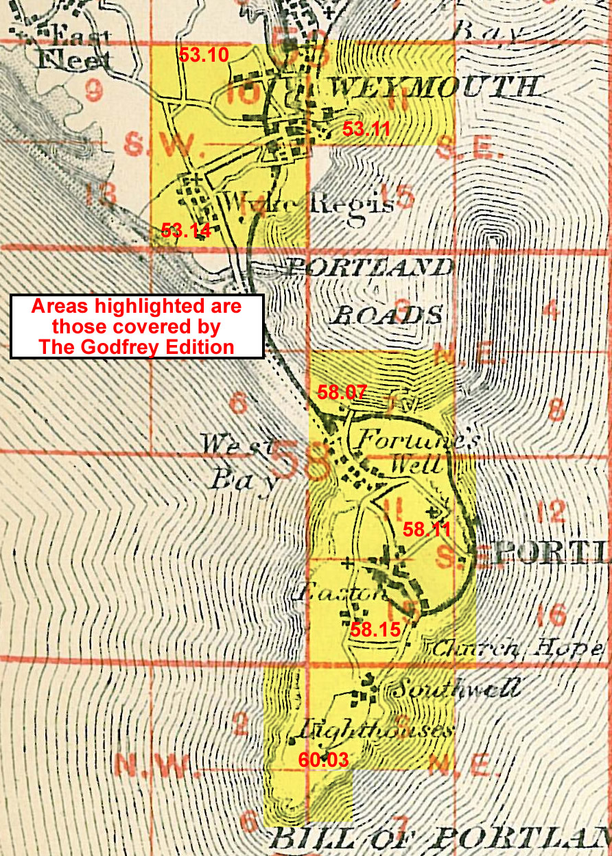 OLD ORDNANCE SURVEY MAP WYKE REGIS 1901 RODWELL CHESIL BANK PARK MEAD FARM 