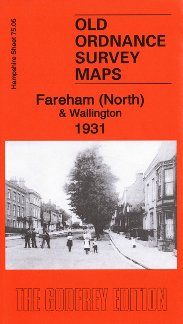OLD ORDNANCE SURVEY MAP FAREHAM NORTH & WALLINGTON 1931 