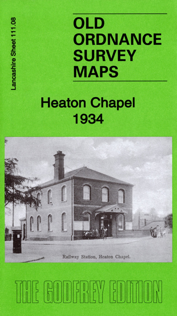 OLD ORDNANCE SURVEY MAP HEATON CHAPEL 1904 MAULDETH HOSPITAL WELLINGTON ROAD 
