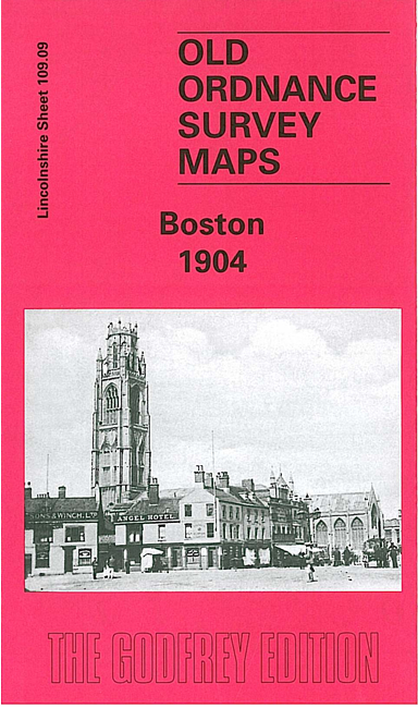 old map Lincolnshire 109SW repro Boston Skirbeck 1906 