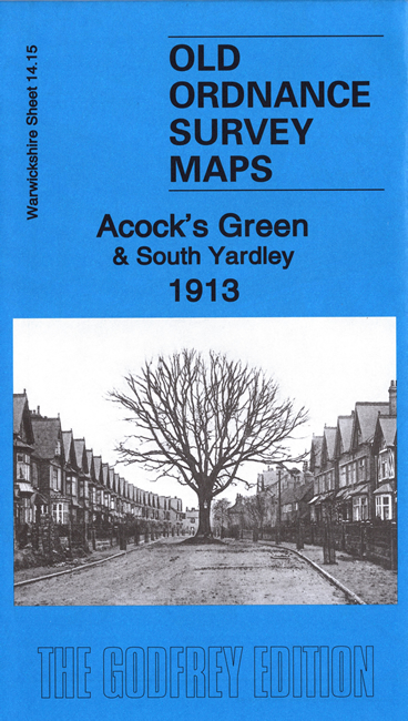 OLD ORDNANCE SURVEY MAP ACOCKS GREEN 1902-1911 BIRMINGHAM KNIGHTS ROAD TYSELEY 